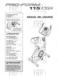 Manual, Owner's Spanish (SP4) - Image (SP4)
