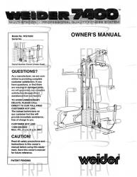 Manual, Owners WG74000 - Image