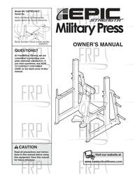 Manual, Owner's,GZFW21641 - Product Image