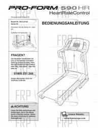 Manual, Owner's,PETL55133,GERMAN - Image
