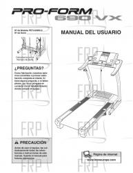 Manual, Owner's,PETL629050,SPANISH - Image