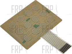Overlay, Console, Right, 12 Key, Bronze - Product Image