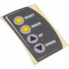 38001166 - Overlay, Keypad, Remote - Product Image