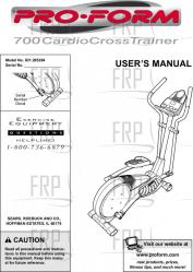 Owners Manual, 285284 - Product Image