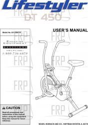 Owners Manual, 288710 - Product Image