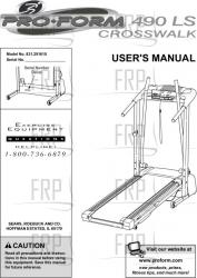 Owners Manual, 291610 - Product Image