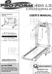 Owners Manual, 291710 - Product Image