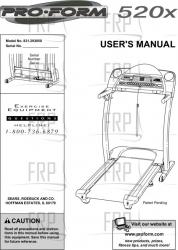 Owners Manual, 293050 - Product Image Owners Manual, 293050 - Product Image
