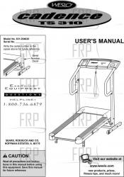 Owners Manual, 294620 - Product Image
