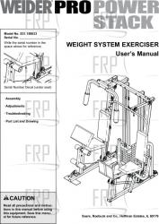 Owners Manual, 831.159833 - Product Image