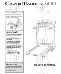 Owners Manual, CTTL038040 - Product Image
