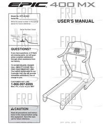 Manual, Owners, EPTL814041 - Product Image