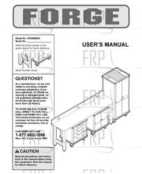 Owners Manual, FDSS90030 - Product Image