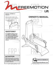 Owners Manual, GZFM60124 - Product Image