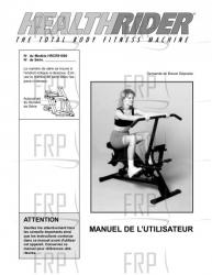 Owners Manual, HRCR91080,FRENCH - Image