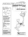 6024633 - Manual, Owner's, HREVEX24030,UK - Product Image