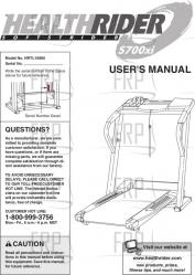 Owners Manual, HRTL16900 - Product Image