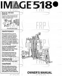 Owners Manual, IM518020 - Product Image