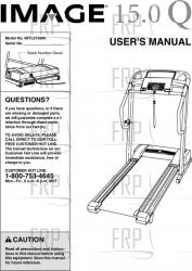 Owners Manual, IMTL315040 - Product Image