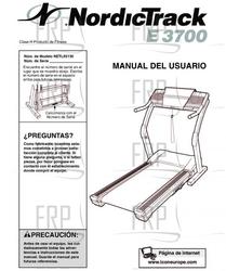 Owner's Manual, NETL95130, SPANISH - Product image