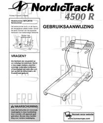 Owners Manual, NETL98130,DUTCH - Product Image