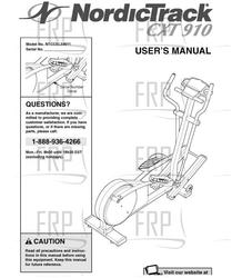 Owners Manual, NTCCEL59011,ECA - Product Image Owners Manual, NTCCEL59011,ECA - Product Image