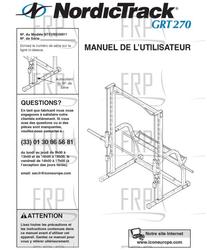 Owners Manual, NTEVBE04911,FRNCH - Product Image
