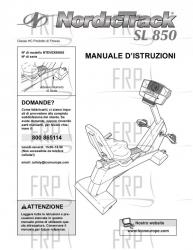 Owners Manual, NTEVEX99830,ITALY - Image