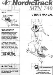 Owners Manual, NTM58021 - Product Image