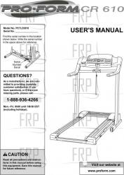 Owners Manual, PCTL55810 - Product Image