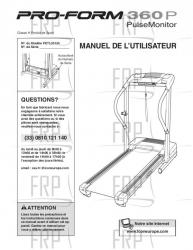 Owners Manual, PETL30134,FRENCH - Image