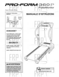 Owners Manual, PETL30134,ITALIAN - Image