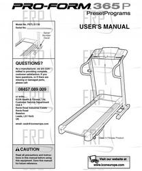 Owners Manual, PETL31130,ENG - Product Image