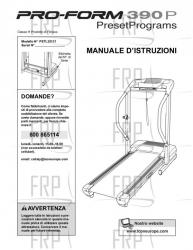 Owners Manual, PETL35131,ITALIAN - Image