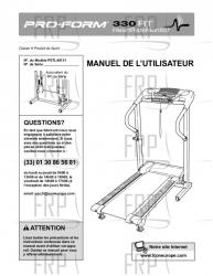 Owners Manual, PETL40131,FRENCH - Image