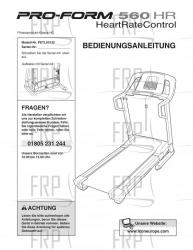 Owners Manual, PETL50132,GERMAN - Image