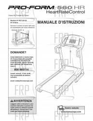 Owners Manual, PETL50132,ITALIAN - Image