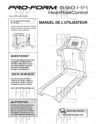 Owners Manual, PETL55132,FRENCH - Image