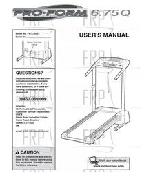 Owners Manual, PETL56021,ENG - Product Image