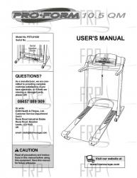 Owners Manual, PETL61020,ENG - Image