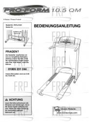 Owners Manual, PETL61021,GERMAN - Image