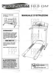 Owners Manual, PETL61021,ITALIAN - Image