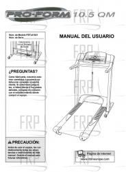 Owners Manual, PETL61021,SPANISH - Image