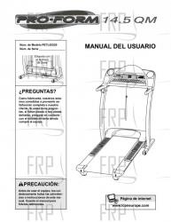 Owners Manual, PETL63520,SPANISH - Image