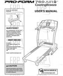 Owners Manual, PETL75133,ENG - Product Image