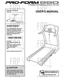 Owners Manual, PETL85140,ENG - Product Image