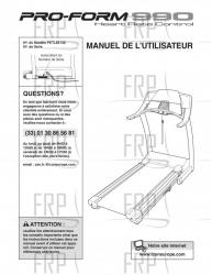 Owners Manual, PETL85140,FRENCH - Image