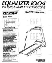 Owners Manual, PF352103 - Product Image