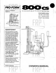 Owners Manual, PF880030 - Product Image