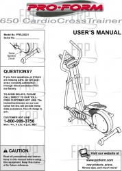 Owners Manual, PFEL29221 - Product Image